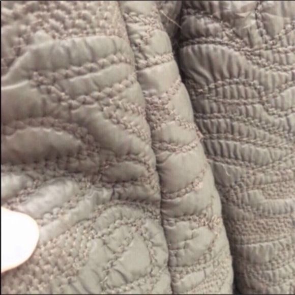 Tahari Embroidered Long Puffer Coat - Picture 4 of 16